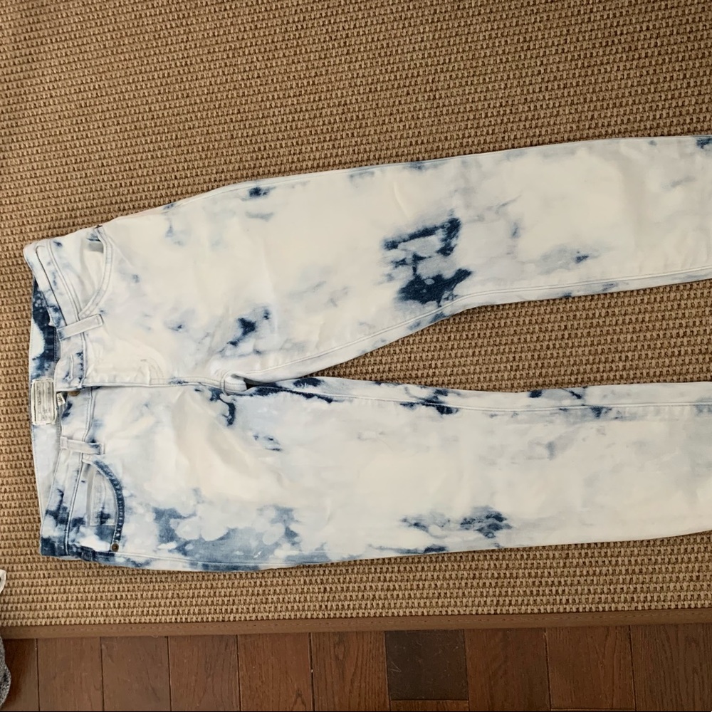Current/Elliott Shibori Skinny Jeans 26